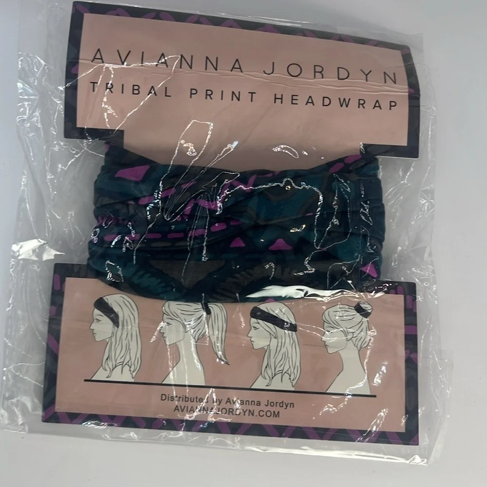 💥Avianna Jordyan Tribal Print Headwrap – Stylish & Bold Fashion Accessory